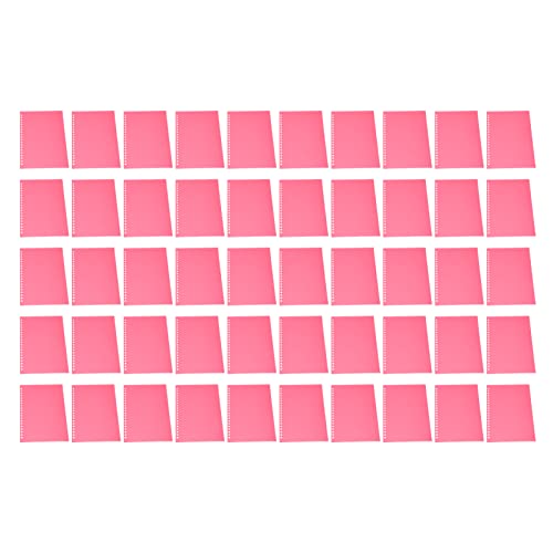 50pcs mattes transucent A5 20 Löcher Blechschutz PP Kunststoff Präsentation Cover für Notebook -Bericht (Red) von lvifloae