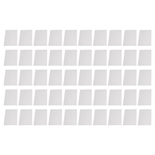 50pcs mattes transucent A5 20 Löcher Blechschutz PP Kunststoff Präsentation Cover für Notebook -Bericht (White) von lvifloae