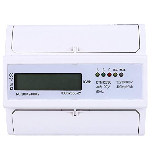 Digital Electric Power Mess 3 Phase Energieverbrauch Monitor 5 100A Genauigkeit Klasse 1 LCD Display DIN -Schiene Installation für industrielle kommerzielle elektrische Systeme Digital Electric Power Mess 3 Phase Energieverbrauch Monitor 5 100A Genauigkeit Klasse 1 LCD Display DIN -Schiene Installation für industrielle kommerzielle elektrische Systeme von lvifloae