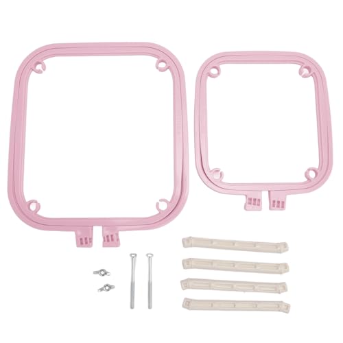 Double Layer Sticker Rahmenstitch Hoop Ständer Verstellbare Befestigungselemente integrierter Nadel Work -Workstand für Desktop -Wassermelone, Stickerei, Nähen, Stoffmalerei (Hellviolett) von lvifloae