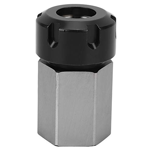 Hex Collet Chuck Silber Kohlenstoffstahl Hochfestige CNC -Drehwerkzeughalter ER32UM für den Bearbeitungsvorgang (ER25) von lvifloae