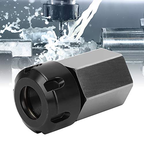 Hex Collet Chuck Silber Kohlenstoffstahl Hochfestige CNC -Drehwerkzeughalter ER32UM für den Bearbeitungsvorgang (ER40) von lvifloae