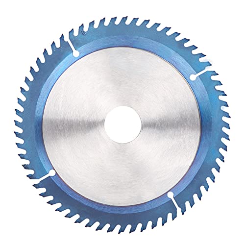 Lvifloae 6 Zoll Carbid Spipps kreisförmige Sägeklinge 60t Blau beschichtete Holz Schneidscheibe feines Finish kreisförmiger Sähe Blade mit 1 Zoll Leiche für Winkelschleife (7 Inch) von lvifloae