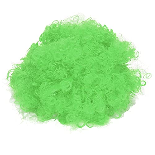 Lvifloae Erwachsene innovative Farbparty Perücke Halloween Interessanter Kopfbedeckung für Circus Troup Football (Green) von lvifloae