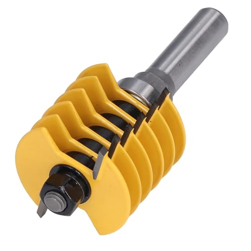 Lvifloae Fingergelenk Router Bit Cutter Professional einstellbar 2 Zähne 1 2 Zoll Schaft 1 13 16 Zoll Durchmesser Fingergelenk Router Bits von lvifloae