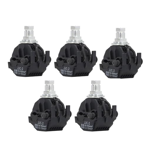 lvifloae 5 pcs Isolierung Piercing -Stecker 1KV ohne schäbige Piercing -Klemme hohe Low -Spannungskabel -Splitter JJC 3 Isolierung Punktionsdrahtklemme (JJC-2) von lvifloae