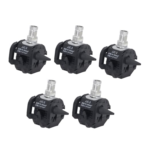 lvifloae 5 pcs Isolierung Piercing -Stecker 1KV ohne schäbige Piercing -Klemme hohe Low -Spannungskabel -Splitter JJC 3 Isolierung Punktionsdrahtklemme (JJC-3) von lvifloae