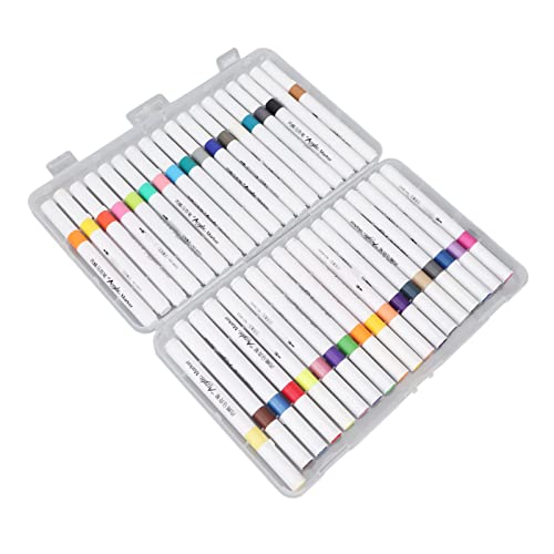 lvifloae Acrylmarker wasserfest schnelltrocknend hohe Deckkraft 12/24/36/48 Farben für Papier, Holz, Keramik, Stoff und andere Oberflächen (36 Farbe) von lvifloae
