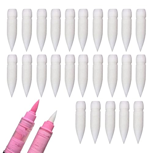 lwxij Acrylfarben-Markerspitzen, Set mit 25 Ersatzspitzen mit feiner Spitze – zum Skizzieren, Zeichnen, Kritzeleien, handgeschriebene Notizen lwxij Acrylfarben-Markerspitzen, Set mit 25 Ersatzspitzen mit feiner Spitze – zum Skizzieren, Zeichnen, Kritzeleien, handgeschriebene Notizen von lwxij