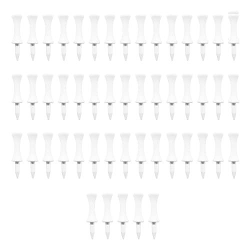lxuebaix 50 Stück Golf-Tees-Sets, Kunststoff, umweltfreundlich, langlebig, Golf-Tees, Step-Down für Golfsport, Golfzubehör, Kunststoff, Step-Tees, Golf-Tees, Weiß lxuebaix 50 Stück Golf-Tees-Sets, Kunststoff, umweltfreundlich, langlebig, Golf-Tees, Step-Down für Golfsport, Golfzubehör, Kunststoff, Step-Tees, Golf-Tees, Weiß von lxuebaix