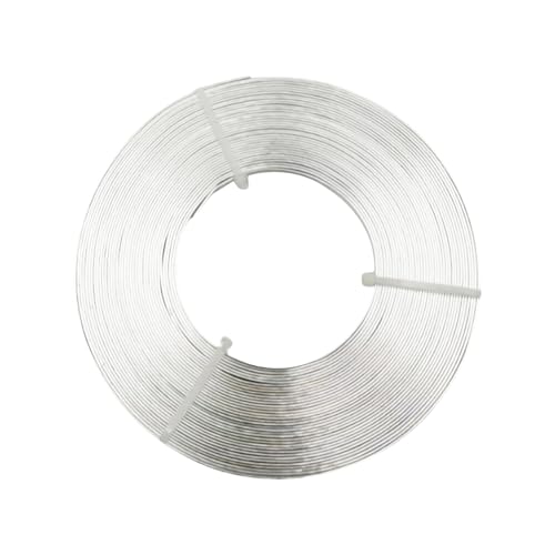 lyanny Aluminium Basteldraht - Farbiger Flacher Aluminium Draht Formbar,Kabel Handgefertigter Kunstbedarf für Elektriker Häkeln Ohrringe Festtagsdekoration Hobbyisten Modellbau von lyanny