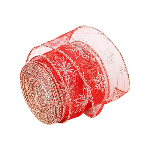 lyanny Festliches Band,Weihnachts Geschenkband Rolle Für Geschenkverpackung | Bastelband Für Schleifen Ohrschmuck Haaraccessoires Kränze Blumengestecke lyanny Festliches Band,Weihnachts Geschenkband Rolle Für Geschenkverpackung | Bastelband Für Schleifen Ohrschmuck Haaraccessoires Kränze Blumengestecke von lyanny