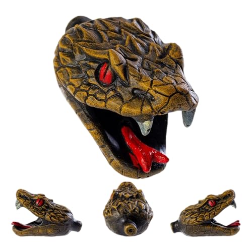 lyanny Halloween-Pfeifen - Zischendes Schlangengeräusch | Scherz Kunstharz Halloween Requisiten, Streich Spielzeug für Gruselhaus, Escape Room, drinnen und draußen Dekoration, Themenveranstaltung und lyanny Halloween-Pfeifen - Zischendes Schlangengeräusch | Scherz Kunstharz Halloween Requisiten, Streich Spielzeug für Gruselhaus, Escape Room, drinnen und draußen Dekoration, Themenveranstaltung und von lyanny