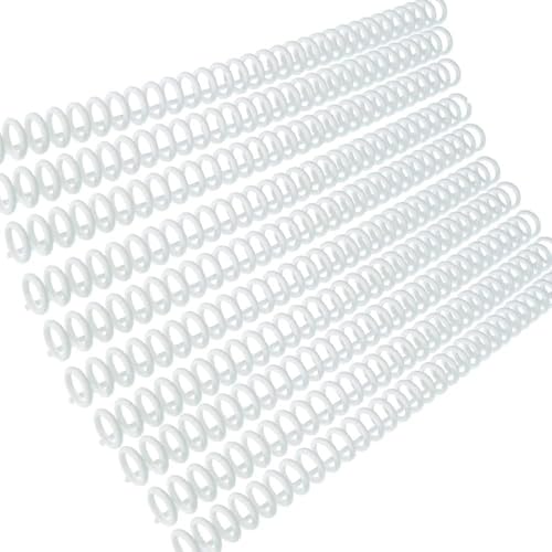 10 Stück 30 Loch Bindekämme Loseblattordner, kann etwa 85 Blatt Papier halten, zylindrisches Ringdesign, für A4 A5 A6-Papierbindung 12 * 9.5mm (10PCS) von lyrlody