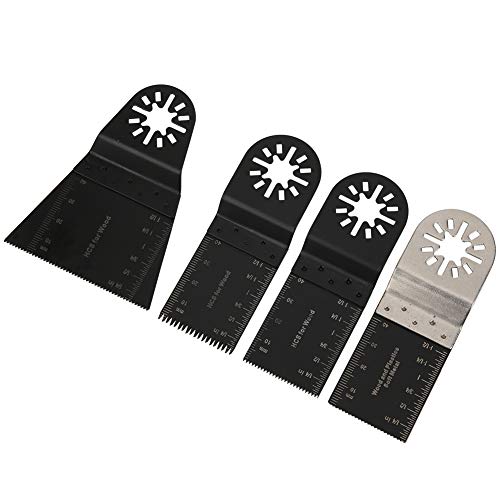 4 Stück Multifunktions-Werkzeugklingen Hartmetall-Oszillationssägeblatt Multitool Oszillationswerkzeug Zubehör Zum Schneiden von Weichem Metall, Holz und Kunststoff usw. 4 Stück Multifunktions-Werkzeugklingen Hartmetall-Oszillationssägeblatt Multitool Oszillationswerkzeug Zubehör Zum Schneiden von Weichem Metall, Holz und Kunststoff usw. von lyrlody