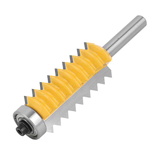 8 Schaft Fräser, Verleimfräser Schnurwellen Holzfräser Fräser Mehrzahn Holzbearbeitungswerkzeug, Profilfräser Wellenfräser für die Holzbearbeitung (Multitoothed Tenon und von lyrlody
