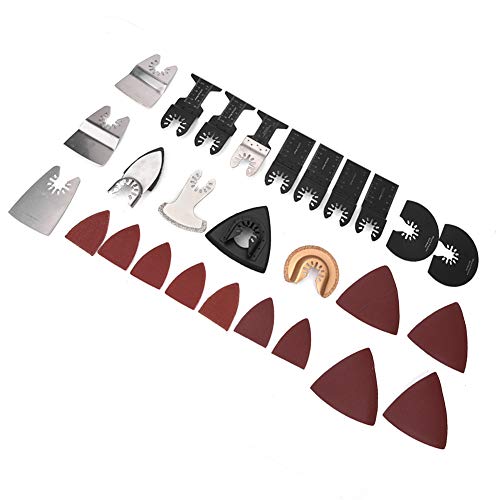 Multitool-Klingen 70-teiliges Set Oszillierendes Werkzeug Zubehör Multitool Oszillierende Sägeblätter für Worx, Fein Multimaster usw. von lyrlody