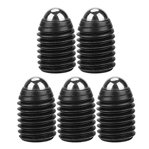 lyrlody 10 Stück M12 Federstößel, Kugelrückschlagventile Federkugelbolzen aus Kohlenstoffstahl, für mechanische Geräte Klemmen Automatikmaschinen (M12*16 (10pcs)) von lyrlody