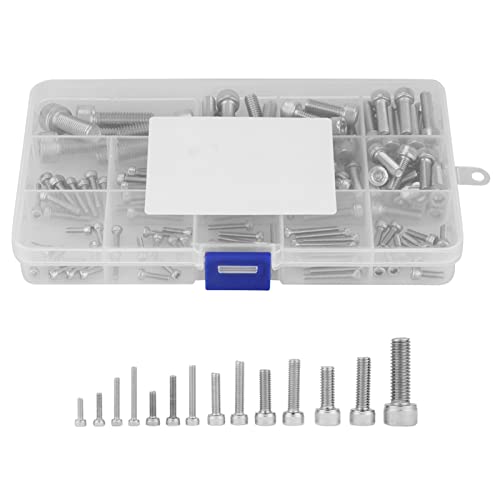 lyrlody 135pcs M2,5 M3 M4 M5 M6 M8 HEX -Sockel -Kopfkappenschrauben, Transparent lyrlody 135pcs M2,5 M3 M4 M5 M6 M8 HEX -Sockel -Kopfkappenschrauben, Transparent von lyrlody