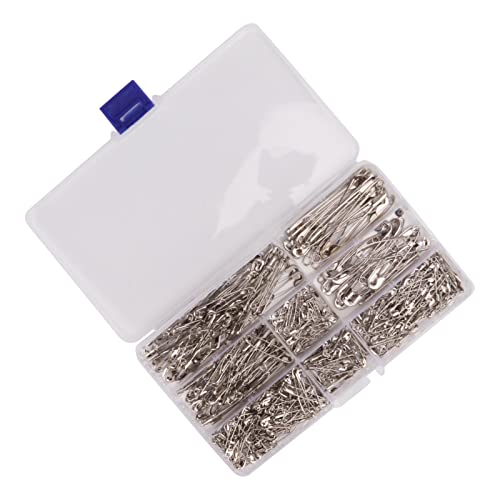 lyrlody 460 Pack 7 Größen Edelstahl Sicherheitsstifte Sortiertes Kit für Kleidung, Quilt, Handwerk, Ideale Geschenkauswahl von lyrlody