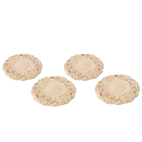 lyrlody Holzschnitzapplikation Europäischer Gummi -Holzschrankdekoration mit Exquisitem Schnitzmuster für Möbelverzerrungen lyrlody Holzschnitzapplikation Europäischer Gummi -Holzschrankdekoration mit Exquisitem Schnitzmuster für Möbelverzerrungen von lyrlody