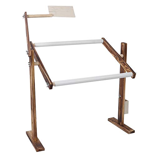 lyrlody Kreuzstichrahmen mit Bodenständer, Verstellbarer Kreuzstichrahmen, 360° Drehbar, Holzrahmen, Zum Sticken, Quilten, Kreuzstich, Handarbeiten lyrlody Kreuzstichrahmen mit Bodenständer, Verstellbarer Kreuzstichrahmen, 360° Drehbar, Holzrahmen, Zum Sticken, Quilten, Kreuzstich, Handarbeiten von lyrlody