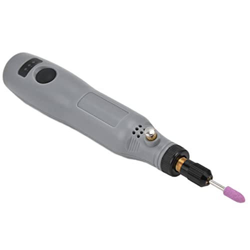 lyrlody Mini Electric Drill Stift, Multifunktionales Bohrwerkzeug, 3-Gang-einstellbare Zum Polieren, Gravieren, Schneiden mit Lithiumbatterie, ABS + Messingmaterial, Modell MRT22DC, von lyrlody