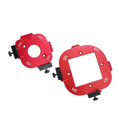 lyrlody RADIUS Jig-Router-Vorlagen, Aluminiumlegierung Eckradius-Routing-Bit-Vorlage für Genaue Eckbindung, Multifunktionales Werkzeug Zum Präzisen Schleifen, Tragbarer 4-in-1 lyrlody RADIUS Jig-Router-Vorlagen, Aluminiumlegierung Eckradius-Routing-Bit-Vorlage für Genaue Eckbindung, Multifunktionales Werkzeug Zum Präzisen Schleifen, Tragbarer 4-in-1 von lyrlody