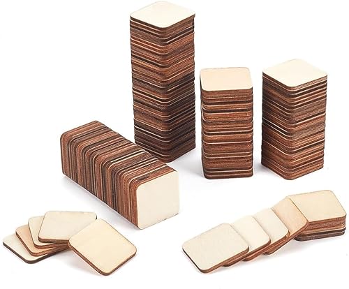 lyualma 200 Stück Basteln Natur Holz Scheibe 3x3cm Runden Ecken Holz Quadratische Scheiben Unlackierte Holzscheiben für DIY Handwerk Dekoration Malen Schnitzen lyualma 200 Stück Basteln Natur Holz Scheibe 3x3cm Runden Ecken Holz Quadratische Scheiben Unlackierte Holzscheiben für DIY Handwerk Dekoration Malen Schnitzen von lyualma