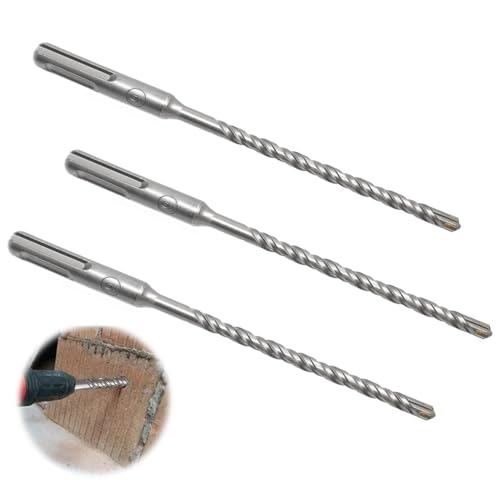 lyualma 3 Stück SDS Plus Bohrer 6mm x 160mm Steinbohrer Betonbohrer Hammerbohrer Professional Zubehör Bohrhammer zum Bohren in Stein, Beton, Naturstein lyualma 3 Stück SDS Plus Bohrer 6mm x 160mm Steinbohrer Betonbohrer Hammerbohrer Professional Zubehör Bohrhammer zum Bohren in Stein, Beton, Naturstein von lyualma