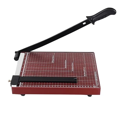 lyxamjrzyp Manueller Papierschneider, FotoschneidegeräT Mit Sicherheitsverriegelung, 12 Blatt KapazitäT, A4-Paper Cutter füR BüRo, Schule oder Zuhause lyxamjrzyp Manueller Papierschneider, FotoschneidegeräT Mit Sicherheitsverriegelung, 12 Blatt KapazitäT, A4-Paper Cutter füR BüRo, Schule oder Zuhause von lyxamjrzyp