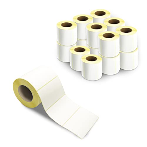 m MU Etiketten Selbstklebend, 40×30MM, 1 Rolle Pack Etikett x 1000 St. Je Rolle = 1000 Label, Kompatibel für Etikettendrucker,DHL-UPS-DPD,Adressetiketten Selbstklebend|4×3CM von m MU