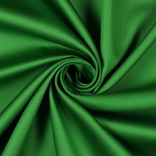 0,5m Baumwoll-Satin Baumwollstoff Satinstoff Meterware unifarben Oeko-Tex zertifiziert, Farbe:grün 0,5m Baumwoll-Satin Baumwollstoff Satinstoff Meterware unifarben Oeko-Tex zertifiziert, Farbe:grün von maDDma