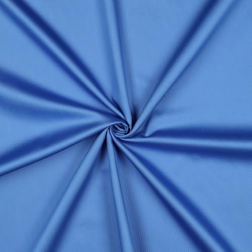 0,5m Baumwoll-Satin Baumwollstoff Satinstoff Meterware unifarben Oeko-Tex zertifiziert, Farbe:himmelblau 0,5m Baumwoll-Satin Baumwollstoff Satinstoff Meterware unifarben Oeko-Tex zertifiziert, Farbe:himmelblau von maDDma