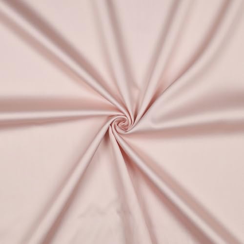 0,5m Baumwoll-Satin Baumwollstoff Satinstoff Meterware unifarben Oeko-Tex zertifiziert, Farbe:puderrosa 0,5m Baumwoll-Satin Baumwollstoff Satinstoff Meterware unifarben Oeko-Tex zertifiziert, Farbe:puderrosa von maDDma