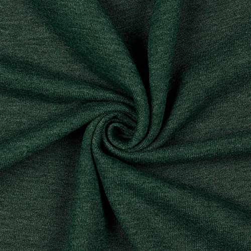 0,5m melierter Sweat-Stoff Meterware Oeko-Tex Sweatstoff Sweat Farbwahl, Farbe:036 - grün 0,5m melierter Sweat-Stoff Meterware Oeko-Tex Sweatstoff Sweat Farbwahl, Farbe:036 - grün von maDDma