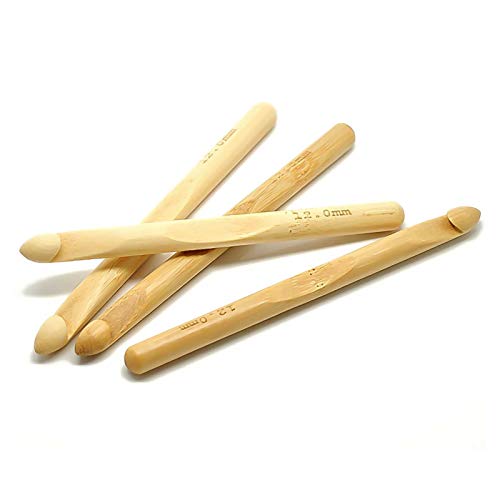 1 Bambus Häkelnadel 12 mm Häkelhaken Naturmaterial Holz handgelenkfreundlich 1 Bambus Häkelnadel 12 mm Häkelhaken Naturmaterial Holz handgelenkfreundlich von maDDma