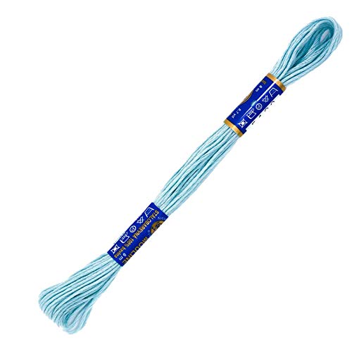 1 Docke Stickgarn 2g / Sticktwist 100% Baumwolle Stickerei Farbwahl Auswahl 3, Farbe :5422 himmelblau 1 Docke Stickgarn 2g / Sticktwist 100% Baumwolle Stickerei Farbwahl Auswahl 3, Farbe :5422 himmelblau von maDDma