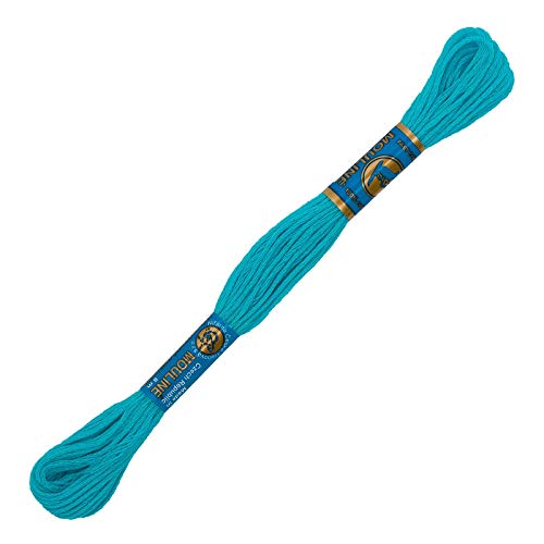 1 Docke Stickgarn 2g / Sticktwist 100% Baumwolle Stickerei Farbwahl Auswahl 3, Farbe :5752 dunkeltürkis von maDDma