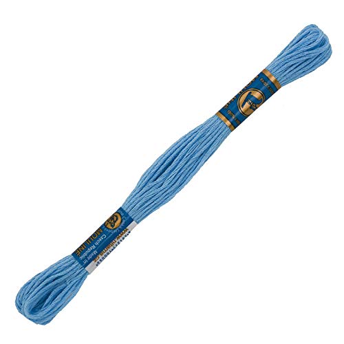 1 Docke Stickgarn 2g / Sticktwist 100% Baumwolle Stickerei verschiedene Farbwahl, Farbe :5532 azurblau von maDDma