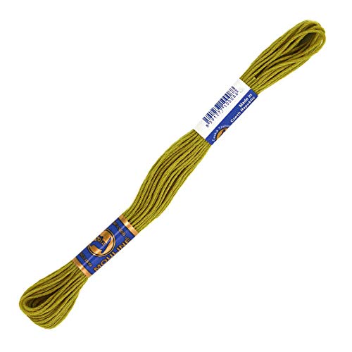1 Docke Stickgarn 2g / Sticktwist 100% Baumwolle Stickerei verschiedne Farbwahl Auswahl 4, Farbe :6772 grüner Apfel von maDDma