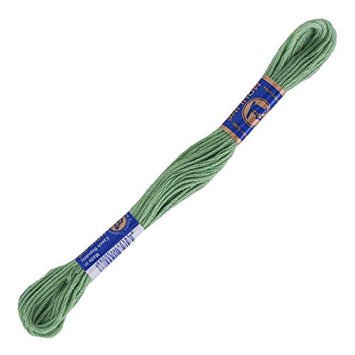 1 Docke Stickgarn 2g / Sticktwist 100% Baumwolle Stickerei verschiedne Farbwahl Auswahl 4, Farbe :6842 blasspistaziengrün von maDDma