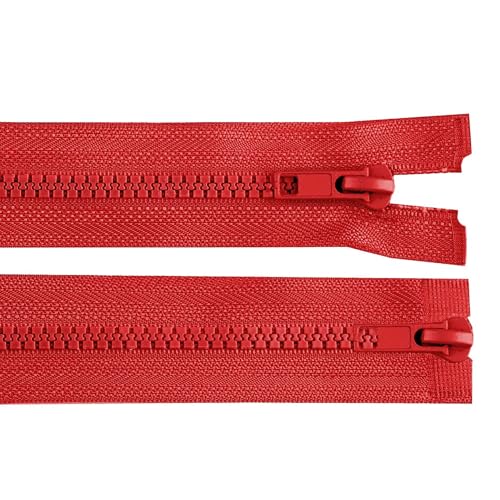 1 Reißverschluss 2-Wege 5mm 95 cm teilbar Autolock Doppelzipper Farbwahl, Farbe:rot 1 Reißverschluss 2-Wege 5mm 95 cm teilbar Autolock Doppelzipper Farbwahl, Farbe:rot von maDDma