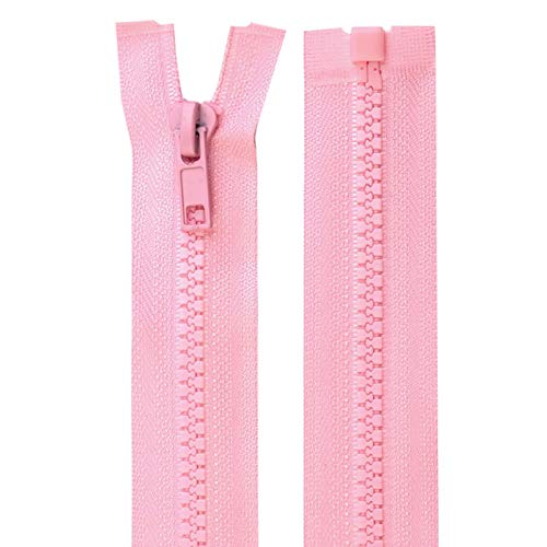 1 Reißverschluss Kunststoff-Profil 5mm 35 cm teilbar, Autolock, Farbwahl, Farbe:babyrosa 1 Reißverschluss Kunststoff-Profil 5mm 35 cm teilbar, Autolock, Farbwahl, Farbe:babyrosa von maDDma