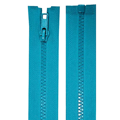 1 Reißverschluss Kunststoff-Profil 5mm 35 cm teilbar, Autolock, Farbwahl, Farbe:himmelblau 1 Reißverschluss Kunststoff-Profil 5mm 35 cm teilbar, Autolock, Farbwahl, Farbe:himmelblau von maDDma