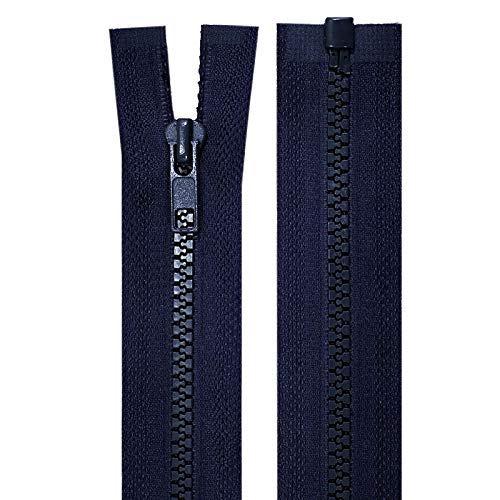 1 Reißverschluss Kunststoff-Profil 5mm 35 cm teilbar, Autolock, Farbwahl, Farbe:marineblau 1 Reißverschluss Kunststoff-Profil 5mm 35 cm teilbar, Autolock, Farbwahl, Farbe:marineblau von maDDma