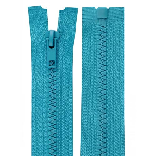 1 Reißverschluss Kunststoff-Profil 5mm 35 cm teilbar, Autolock, Farbwahl, Farbe:türkisblau 1 Reißverschluss Kunststoff-Profil 5mm 35 cm teilbar, Autolock, Farbwahl, Farbe:türkisblau von maDDma