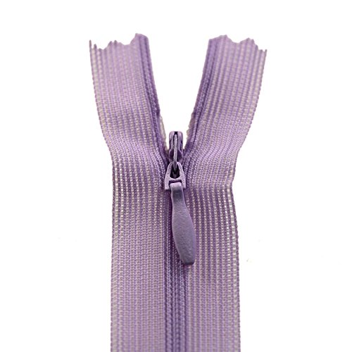 1 Reißverschluss spiral verdeckt 20cm, unteilbar, unsichtbar, Farbe:166 lavendel 1 Reißverschluss spiral verdeckt 20cm, unteilbar, unsichtbar, Farbe:166 lavendel von maDDma