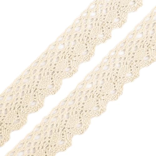 1 m hochwertige Klöppelspitze 28mm breit Trachtenmode Meterware, Farbwahl, Farbe:creme von maDDma