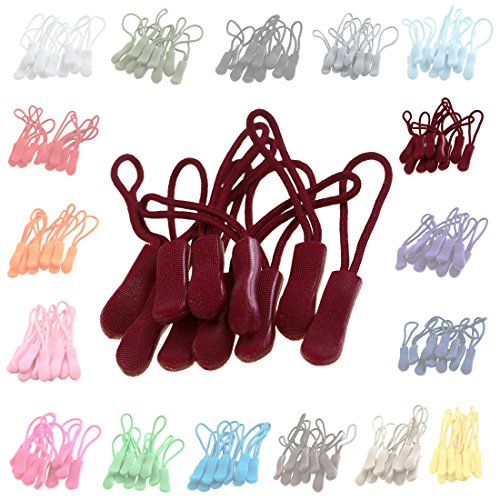 10 Zipper-Schlaufen 70 Farben Reißverschluss-Anhänger Reißverschluss-Verlängerung Pull Anhänger, Farbe:bordeaux 10 Zipper-Schlaufen 70 Farben Reißverschluss-Anhänger Reißverschluss-Verlängerung Pull Anhänger, Farbe:bordeaux von maDDma